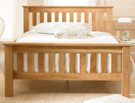 Bestpricebeds Stirling Solid Oak Bed Frame