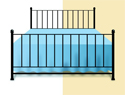 Windmill Modena Iron Bed Frame
