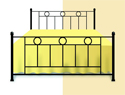 Windmill Verona Iron Bed Frame