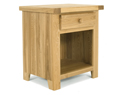 Zocalo Harvest Ash 1 Drawer Bedside