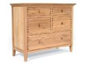 Zocalo Seville Oak 5 Drawer Wide Chest