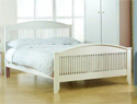 Sweet Dreams Loren White Bed Frame