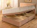 Vogue Plain Fabric  Ottoman Divan Base