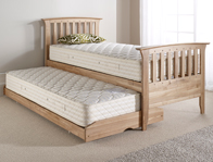 Relyon New England Wax Oak Storage Bed