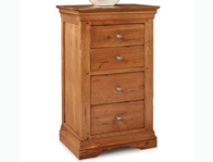 Sleepcraft Phillipe 4 Drawer Narrow Chest
