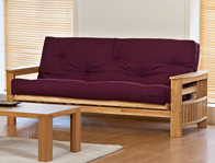 Kyoto Jasmine Solid Wood Futon Frame or Complete Bed
