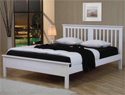 Dorlux  Brent White Low End Bed Frame