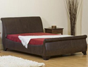 Kyoto Sierra Leather Bed Frame
