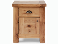 Originals Normandy Distressed French Oak Bedside Cabinet