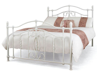 Serene Nice White Metal Bed Frame