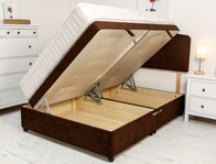 Best Price Beds Side Open Ottoman Base Only