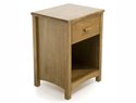 Serene Eleanor Hevea 1 Drawer Bedside Table