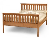 Serene Grace Hevea Wood Bed Frame