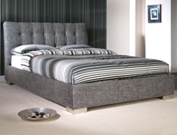 Limelight Capella Faux Leather & Wood Bed Frame Double size only to Clear