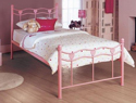 Limelight Pluto Pink Metal Bed Frame