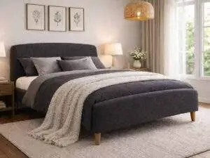 TL Avant Garde Geneva Dark Grey Bed Frame