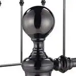 Black Chrome finials