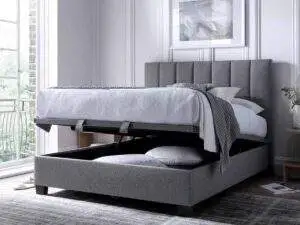 Kaydian Medlam Marbella Grey Ottoman Bed Frame