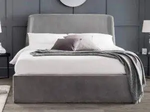 Julian Bowen Frieda Grey Fabric Ottoman Bed Frame