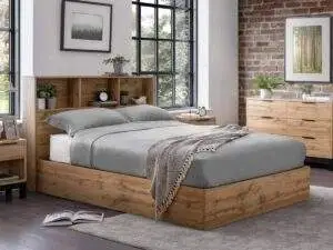 Julian Bowen Ballet Oak Colour Storage Bed Frame