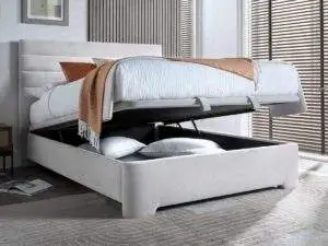 Kaydian Appleby Maskat Clay Ottoman Bed Frame