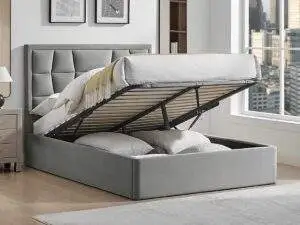 Limelight Carmen Silver Storage Bed Frame