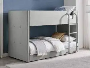 Limelight Eloise Grey Fabric Bunk Bed Frame