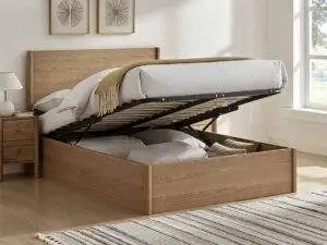Limelight Jasmine Oak Ottoman Storage Bed Frame