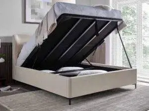 Kaydian Tynedale Vanilla Ottoman Bed Frame