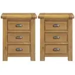 2 x 3 Drawer Bedsides +&pound;398.00