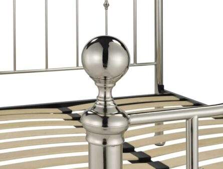Best Price Beds Chrome Finish Bed Frame