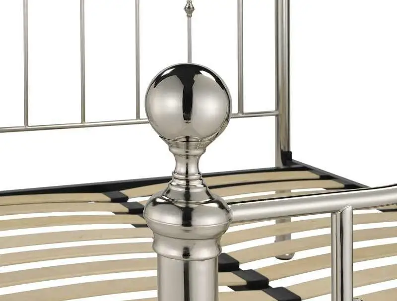 Best Price Beds Chrome Finish Bed Frame