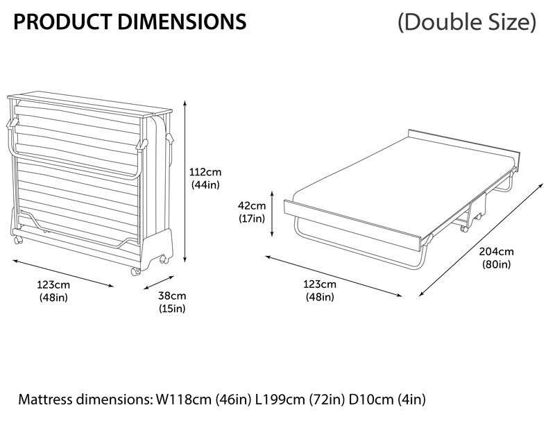 JAY-BE  J-Bed Performance Airflow Folding Guest Bed