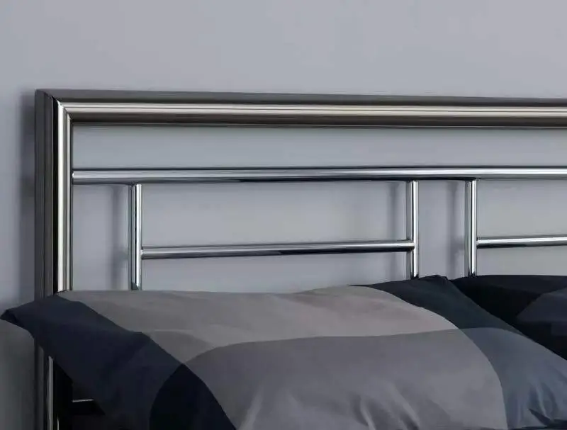 Birlea Montana Modern Chrome Bed Frame