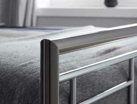 Birlea Montana Modern Chrome Bed Frame