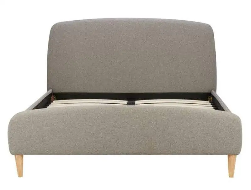 Birlea Quebec Grey Fabric Bed Frame