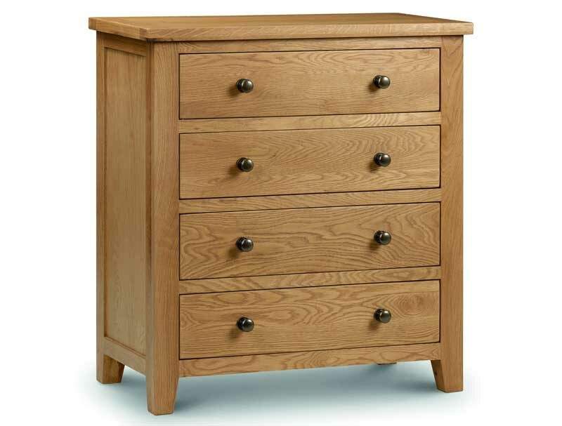 Julian Bowen Marlborough American Oak Bed Frame