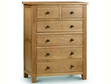Julian Bowen Marlborough American Oak Bed Frame