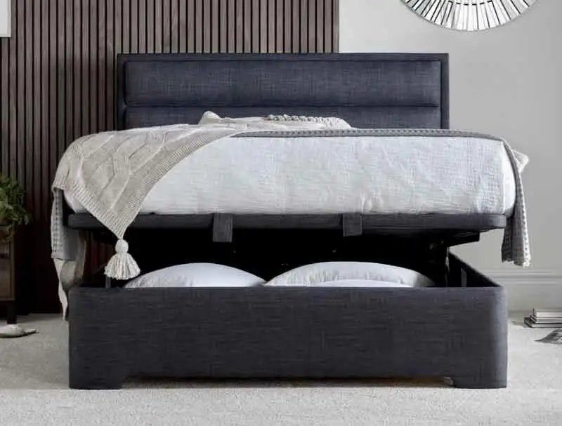 Kaydian Kirby Slate Ottoman Bed Frame
