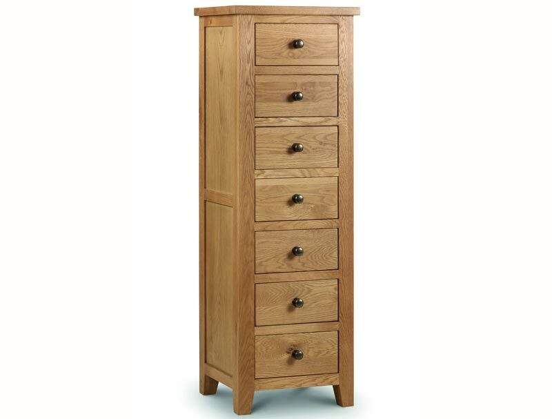 Julian Bowen Marlborough American Low Foot End Oak Bed Frame