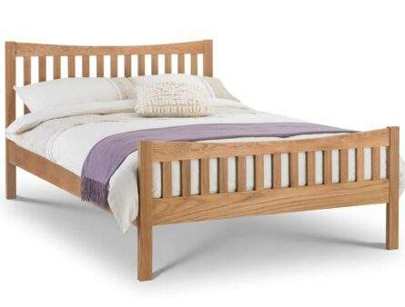Julian Bowen Bergamo oak Bed Frame