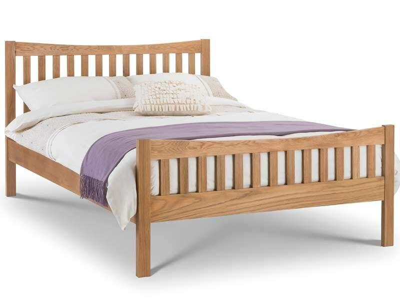 Julian Bowen Bergamo oak Bed Frame