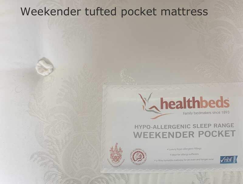 Healthbeds Weekender Pocket Spring Guest Bed