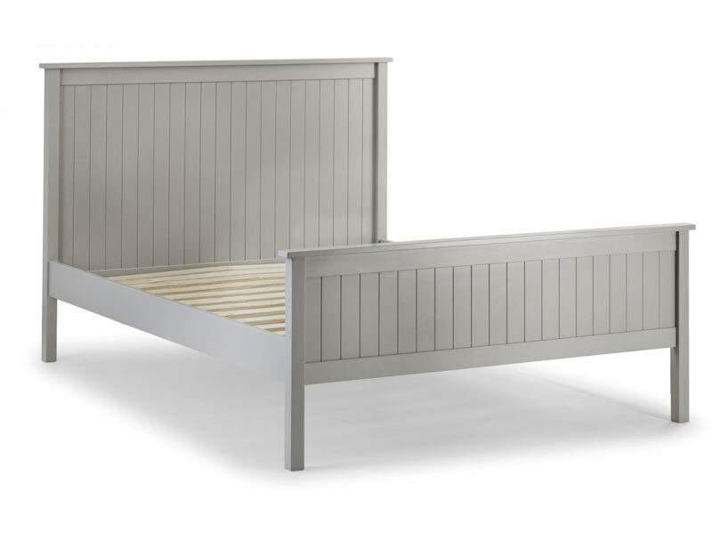 Julian Bowen Maine Dove Grey Wooden Bed Frame