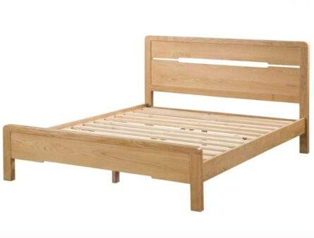 Julian Bowen Curve Oak Bed Frame