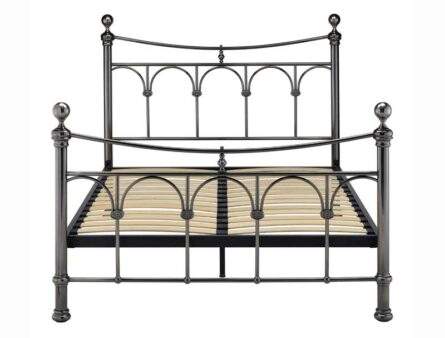 BPB  Antique Nickel  Metal Bed Frame