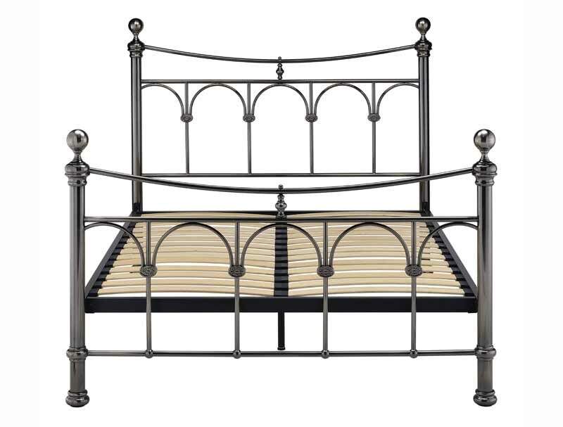 BPB  Antique Nickel  Metal Bed Frame