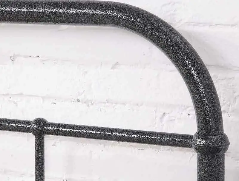 Flintshire Oakenholt Matt Black Metal Bed Frame