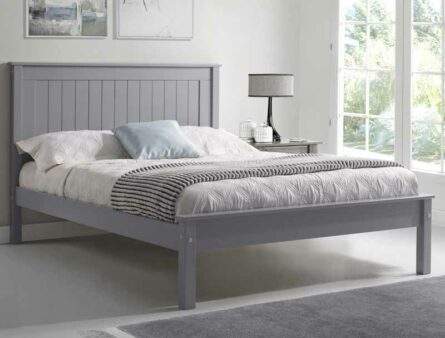 BestPriceBeds  Taurine Grey Low Foot End Bed Frame