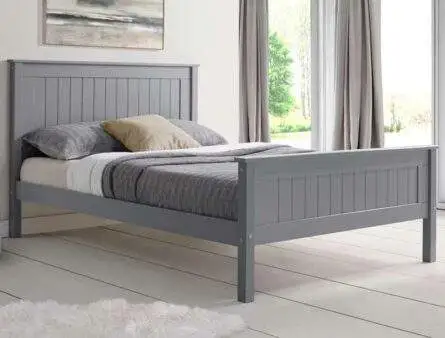 BPB Tars Grey High Footend Bed Frame